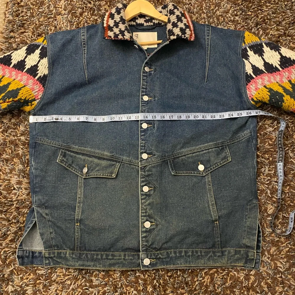 Pilcro Crochet Denim Sweater Jacket - Picture 7 of 11